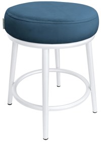 Taboret Ben noga metalowa biała MG33