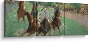 Obraz - Edouard Manet, At the Races, reprodukcje (z zegarem) (90x30 cm)