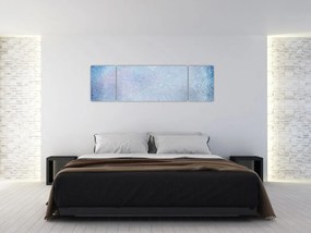 Obraz - Mandale w niebieskim (170x50 cm)