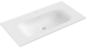 Mexen Vela umywalka wpuszczana w blat 91 x 46,5 cm, biała mat - 25239001