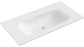 Mexen Vela umywalka wpuszczana w blat 91 x 46,5 cm, biała mat - 25239001
