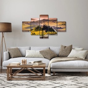 Obraz krajobrazu w książce (125x70 cm)