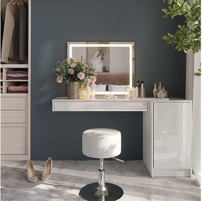 Stół do toalety biały 100x40.1x12 sherry