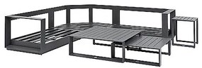 Narożnik aluminiowy dla 5 osób MADRID NEW (antracyt)