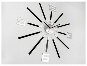 Zegar ścienny naklejany duży nowoczesny akrylowy na ścianę do kuchni salonu