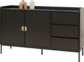 Kredens MCW-O39,  wygląd drewna czarny