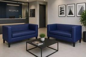 Sofa Monaco : Kolor nogi - Venge, Kolor tkaniny - EKO-SKÓRA - 4D, Typ tkaniny - Eko-skóra , Wysokość nogi - 20 cm