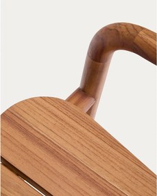 Drewniany hoker ogrodowy w naturalnym kolorze Turqueta – Kave Home