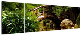 Obraz - Most nad rzeką (170x50 cm)