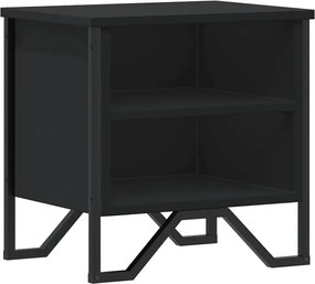 Czarna szafka nocna w stylu loft - Arobello