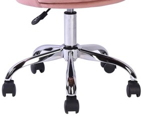 Fotel obrotowy ROSE VELVET szary SIGNAL