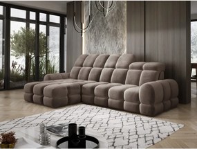 Narożnik TOLLO MINI S Lewostronny Elektryczna regulacja Salvador 03 kolor Brązowy WERSAL