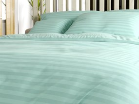 PrzytulneMieszkanie.pl PrzytulneMieszkanie.pl Hotelowa pościel z mikrofibry JASMINE miętowa - pasek 2 cm Rozmiar pościeli: 70 x 90 cm | 140 x 220 cm