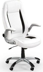 Biały biurowy fotel obrotowy D3-S79