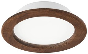 LED Oprawa wpuszczana WOODY SPOT LED/16,5W/230V 4000K wiśnia ø 18,5 cm