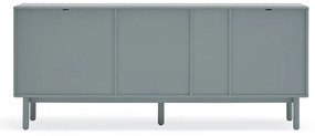 Niebieska/szara niska komoda 180x76 cm Corvo – Teulat