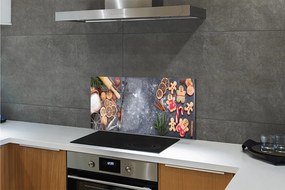 Szklany Panel Świąteczne Wypieki w Mące