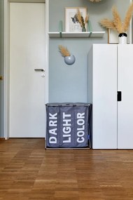 Kosz trójkomorowy, składany pojemnik na pranie TRIO TOP - 57 x 57 x 38, WENKO