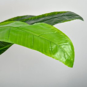 HOMCOM sztuczne rośliny w doniczkach 150 cm banan sztuczne drzewo sztuczna roślina doniczkowa