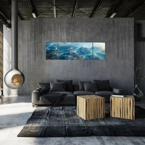 Obraz - Widok z kosmosu (170x50 cm)