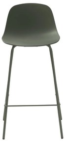 Plastikowy hoker w kolorze khaki 92,5 cm Whitby – Unique Furniture