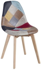 Krzeso Kelen Patchwork ze sztucznej skóry