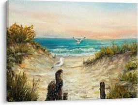 Obraz - Piaszczysta plaża (70x50 cm)