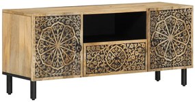 Drewniana szafka pod telewizor z szufladą i drzwiczkami N4-N68