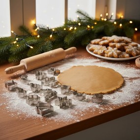 Świąteczne foremki do pierników, 18 sztuk