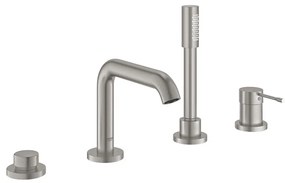 GROHE 19578DC1 - Czterootworowy zestaw wannowy ESSENCE, stal nierdzewna