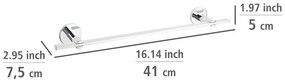 Wieszak łazienkowy UNO ISERA, UV-Loc, 41 cm, WENKO