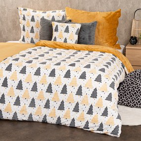 4Home Świąteczna pościel mikroflanela Nordic winter, 140 x 200 cm, 70 x 90 cm