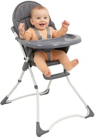 Szare składane krzesełko do karmienia P0-K00