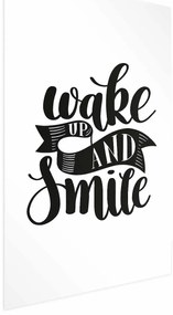 Plakat Wake up and smile 29,7x42 cm bez ramy z marginesem ARTGEIST B