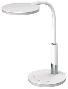 Biała nowoczesna lampka biurkowa dotykowa LED - 12X A511 D9-S30