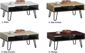 Nowoczesny stolik do salonu dąb sonoma - Deti