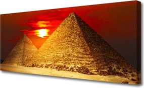 Obraz na płótnie Majestatyczne Piramidy w Gizie