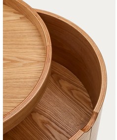 Szafka nocna w dekorze jesionu Octavia – Kave Home