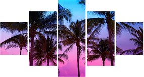 Obraz - Palmy w Miami (125x70 cm)
