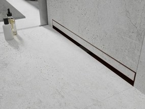 Mexen Flat Wall odpływ liniowy ścienny 2w1 70 cm, miedź szczotkowana - 1C30070