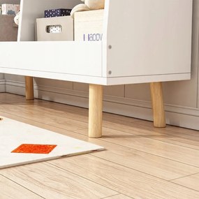 Półka na książki i gazety dla dzieci – szafka na zabawki typu biblioteka 60 cm