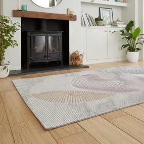 Jasnoniebiesko-jasnoróżowy dywan 160x230 cm Creation – Think Rugs