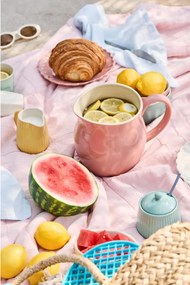 Żółty ceramiczny dzbanek 200 ml MYNTE LEMONADE