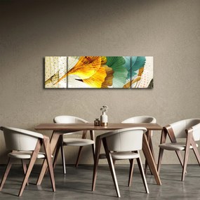 Obraz - Liście (170x50 cm)