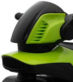 Dziecięcy motocykl elektryczny Baby Mix Police,zielony