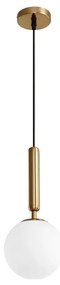 Lampa wisząca w kolorze brązu SULION Musa, wys. 150 cm
