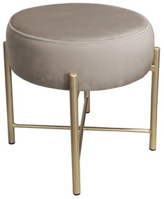 Taboret Pola noga metalowa złota MG09