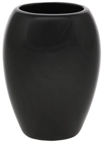 Wazon ceramiczny Jar, 14 x 20 x 9 cm, czarny