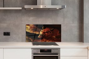 Panel szklany do Kuchni Wizerunek Diabła