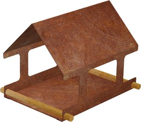 Nido Karmnik dla ptaków 30 x 25 x 23 cm, corten CORGARDEN 1039